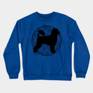 Portuguese Water Dog Retriever Waves Crewneck Sweatshirt